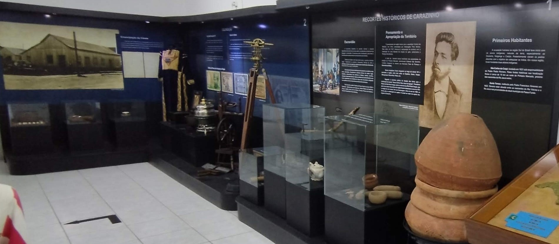 Acervos do Núcleo Histórico e Cultural do Museu Olívio Otto de Carazinho/RS, Brasil.