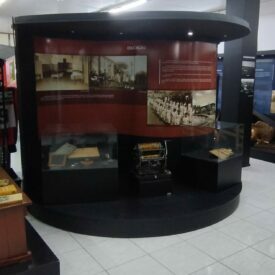 Exposição de longa duração denominada Recortes Históricos de Carazinho, do Museu Olívio Otto de Carazinho/RS, Brasil.